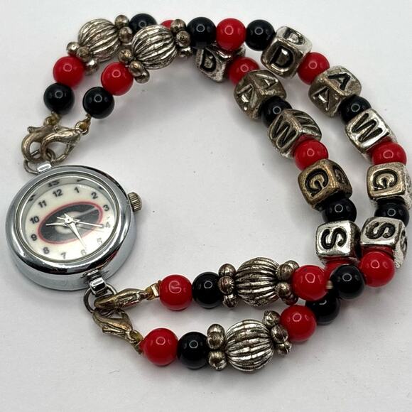 Red Beaded Georgia University Watch - Picture 3 of 3